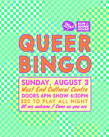Queer Bingo – August 3