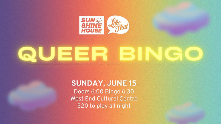 Queer Bingo – June 15