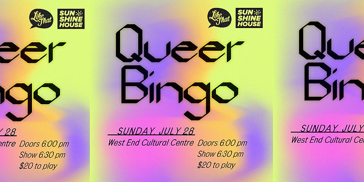 Queer Bingo – July 28
