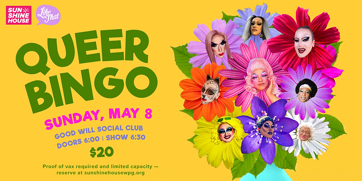 Queer Bingo returns on May 8!