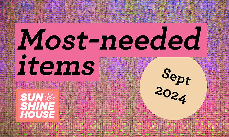 Most-Needed Items for September 2024